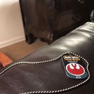 Star Wars angry birds pendant with 18 inch silver tone chain